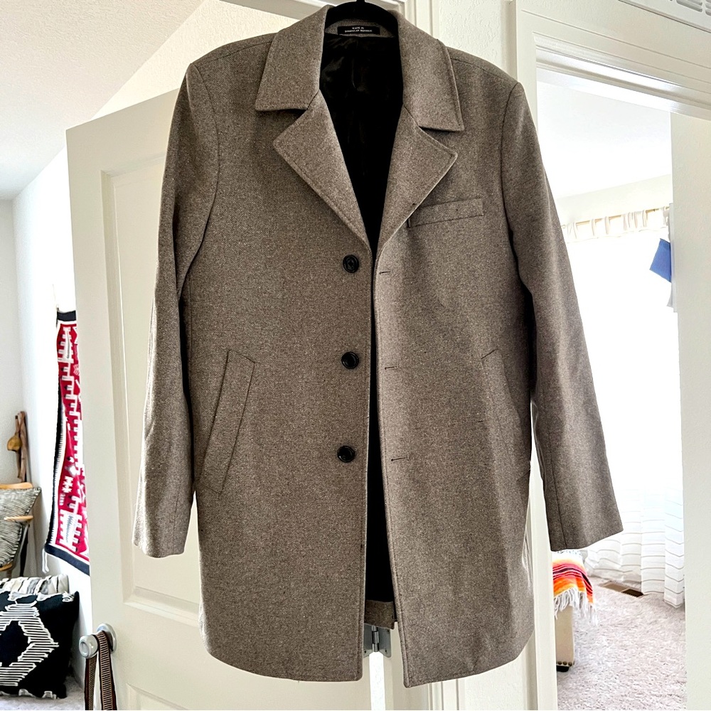 NEW Michael Khors Men’s Classic Fit Luxury Wool Overcoat